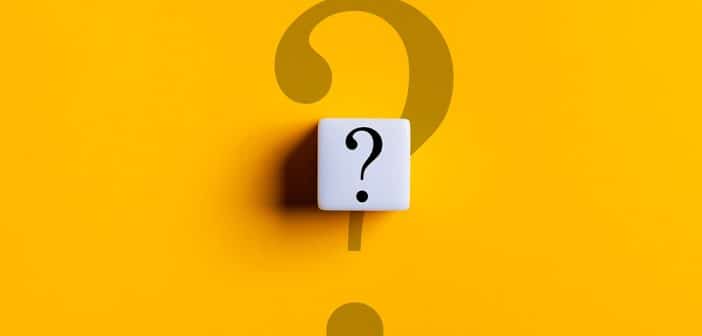 Un point d'interrogation